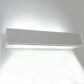 Applique in Gesso Pitturabile 2 lampade E14 da parete