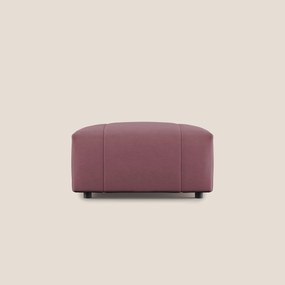 Giotto pouf in morbida microfibra effetto velluto impermeabile idrorepellente T09 salmone
