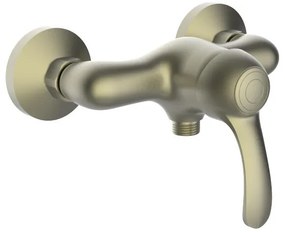 Rubinetto per doccia monocomando Distri bronzo lucido