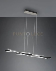 Blaze sospensione led 35w 4300lm, 2300+3000+4000k ondulata metallo ...