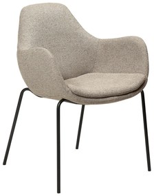 Poltrona beige in tessuto bouclé Zimmer - DAN-FORM Denmark