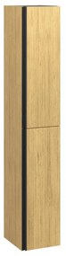 Colonna per mobile bagno Studio SENSEA 2 ante P 35 x L 30 x H 173 cm rovere liscio placcato mdf