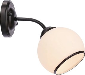 Lampada da parete bianca e nera Marinen – Candellux Lighting