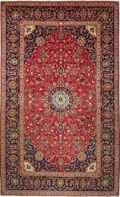 Kashan Tappeto persiano 330 x 200 Rosso (Iran) Annodato A Mano
