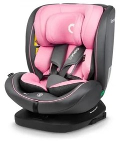 Lionelo - Seggiolino auto BASTIAAN i-Dimensioni 40-150 cm grigio/rosa