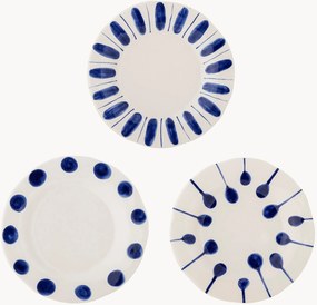Set di 3 piatti da colazione dipinti a mano Linora