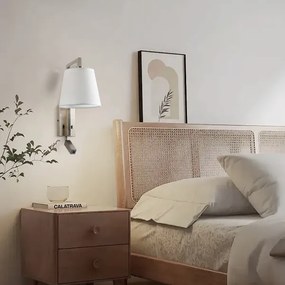 Brilagi - Applique a LED RAYA 1xE14/40W/230V + LED/3W bianco/cromo opaco