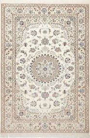 Nain Tappeto persiano 150x200 Beige (Iran) Annodato A Mano