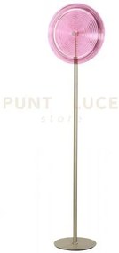 Piantana jokey rosa diametro 40cm led 3000k 690lm 15w h.130+40cm