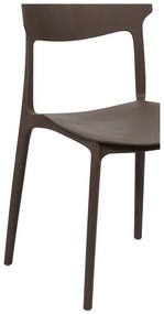 Sedia da esterno marrone in plastica Biá – Bonami Essentials