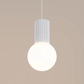 Sollux SL.1709 - Lampadario a sospensione con filo HALO 1xG9/8W/230V diametro 12 cm bianco