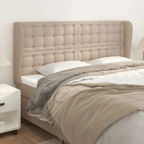 Testiera Ad Orecchio Cappuccino 163x23x118/128 Cm İn Similpelle /