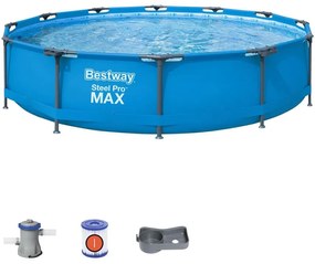 Bestway 56416 Steel Pro Max Piscina rotonda con pompa