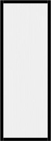 Anta per porta scorrevole ARTENS Zelie in alluminio nero, L 86 x H 215 cm spessore 30 mm, apertura reversibile