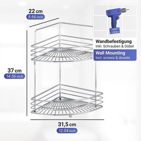 Mensola angolare per il bagno Milano - Wenko