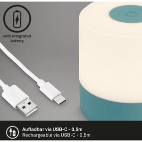 Briloner 7461010 - LED Lampada da tavolo ricaricabile dimmerabile LED/2W/5V IP44 blu