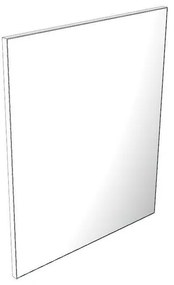 Specchio quadra rettangolare 95 x 112.5 cm