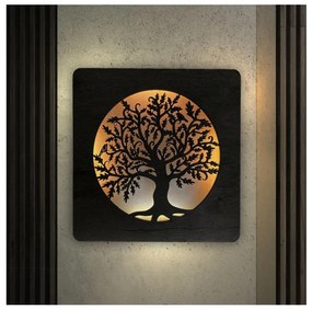 Li-Go 5275/DUB2 - Decorazione da parete a LED/10W/5V 20000 mAh 42x42 cm rovere + telecomando