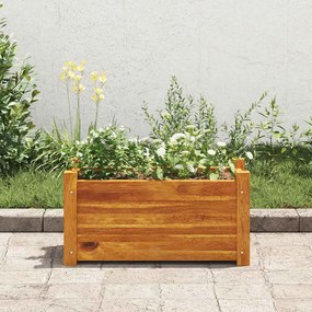 Letto Rialzato Da Giardino İn Legno Di Acacia 50x25x25 Cm /