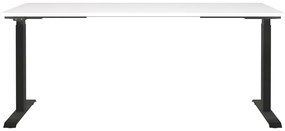 Tavolo da lavoro ad altezza regolabile elettricamente con piano bianco 80x180 cm Jet - Germania