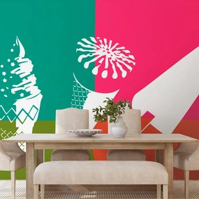 Carta da parati – Gelato pop art