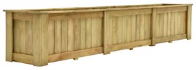 Fioriera Rialzata 291x50x50 Cm İn Legno Di Pino Impregnato /