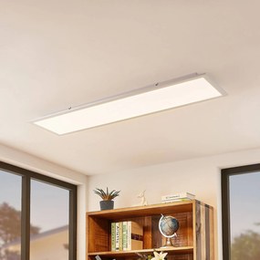 Lindby Smart LED pannello a soffitto Kjetil 120 x 30 cm Tuya RGB CCT