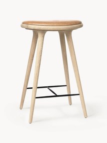 Sgabello alto in legno di quercia High Stool