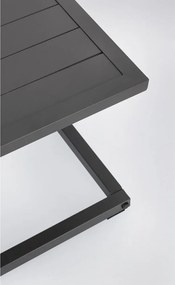 Tavolino da giardino in alluminio 40x40 cm Hilde – Bizzotto