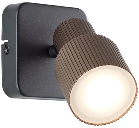 Brilliant - Luce Spot da parete a LED CADIZ 1xGU10/5W/230V bronzo