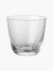 Bicchieri in vetro soffiato a bocca Hammered, 4 pz.