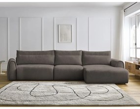 Divano angolare marrone Aden – Bobochic Paris