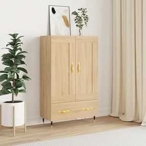 Credenza Rovere Sonoma 69,5x31x115 Cm İn Legno Multistrato /
