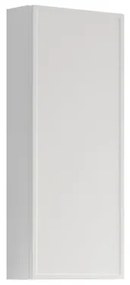 Pensile bagno Pixel laccato opaco bianco, 1 anta apertura da sinistra P 17 x L 30 x H 80 cm