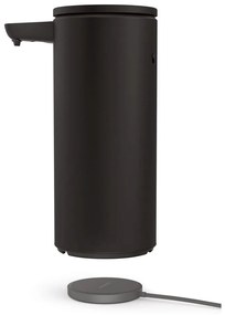 Dispenser di sapone in acciaio touchless nero opaco da 414 ml - simplehuman