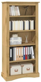 Libreria 5 ripiani pino messicano corona range 81x40x170 cm