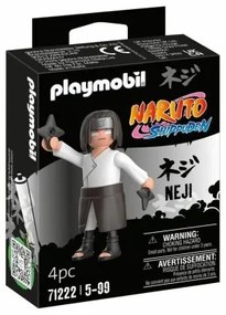 Playset Playmobil Naruto Shippuden - Neji 71222 4 Pezzi