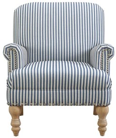 Poltrona in lino blu Jaya - Støraa