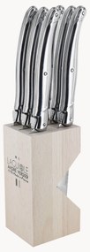 Ceppo con 6 coltelli Debutant Inox