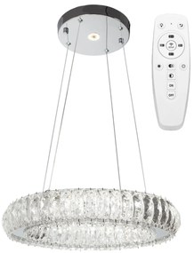 Plafoniera LED in cristallo APP1040-CP + telecomando