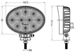 Faretto LED per auto  OSRAM LED/40W/10-30V IP68 5700K