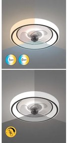 Rabalux 71009 - Ventilatore da soffitto dimmerabile a LED HORACIO LED/67W/230V + T