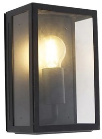 Lampada da parete per esterni intelligente nera 25,5 incl. WiFi A60 IP44 - Rotterdam