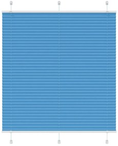 Tenda Plissettata Blu 115x100 Cm Larghezza Tessuto 114,4 Cm /