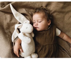 Moonie - Compagno di coccole con melodia e luce coniglietto 2.0 organic cappuccino