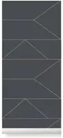 Tapete Lines von Ferm Living - Graphite