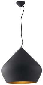 Lampadario Sospensione Led Tholos Moderno Colore Nero 60W Mis 52 x 45 cm