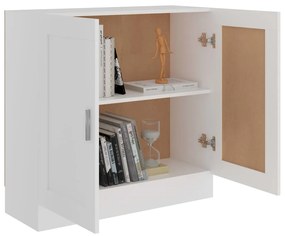 Libreria Bianca 82,5x30,5x80 cm in Legno Multistrato