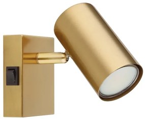 Globo 57911-1GO - Faretto da parete ROBBY 1xGU10/25W/230V oro