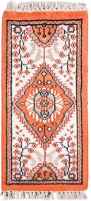 Agra Tappeto 30x60 Beige (Indian) Annodato A Mano